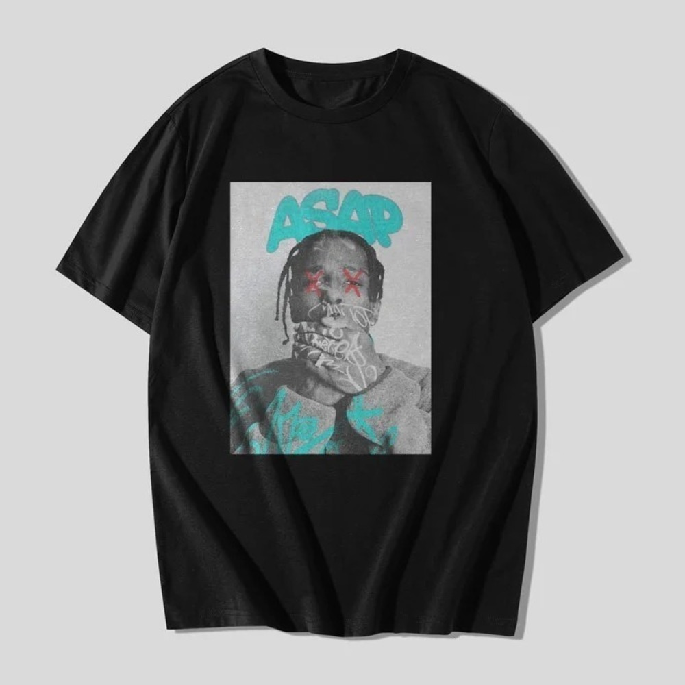 SAP Rocky Tshirt ASAP Rocky T-shirt Tour Hip Hop